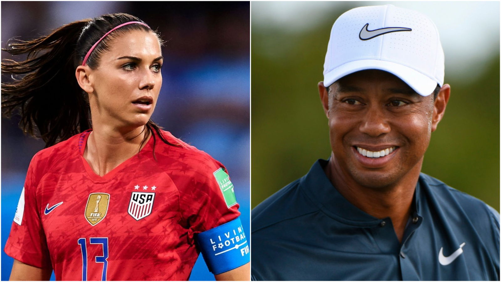 Tiger Woods congratulates winning US Women's World Cup football team